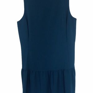 Banana Republic dress teal blue size shirt 14